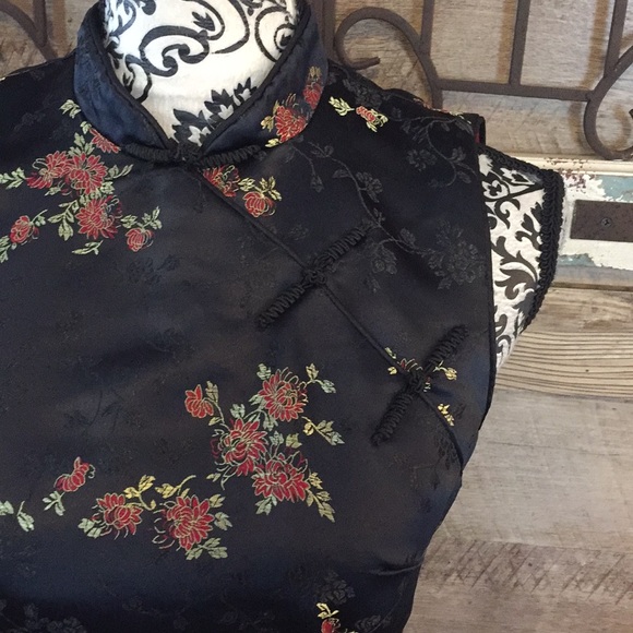 Robbie Bee Oriental Floral Geisha Dress - Picture 2 of 6